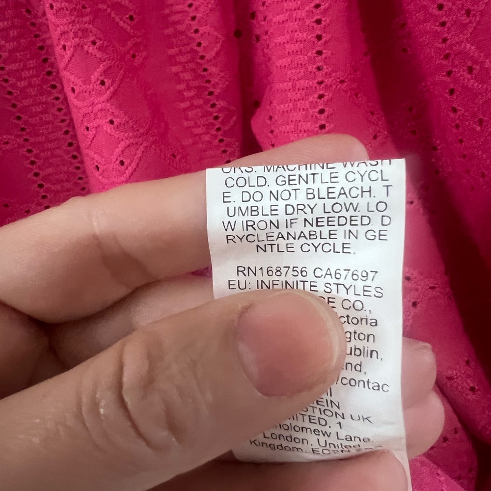 Pink Sleeveless Button-Front Tank - Picture 7 of 9
